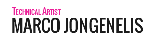 Portfolio Marco Jongenelis Technical Artist